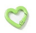 Key Ring 2.5 cm Heart Metal Alloy Metal Pendant Solid Loop Key Decoration Handbag Backpack Gift 7
