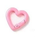 Key Ring 2.5 cm Heart Metal Alloy Metal Pendant Solid Loop Key Decoration Handbag Backpack Gift 6