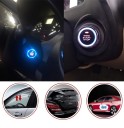 Keyless Car Start Button For vehicles with a 12 V onboard network Blue illuminated button 2 chip fobs Control unit and wiring 3