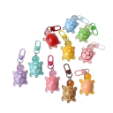 Keyring 3 x 9 cm Metal Resin Turtle Motif Cute Keychain for Handbag Backpack Key Decoration Gift for Children and Adults 1