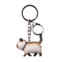 Keyring 4.6 x 4 cm Iron Alloy Cat Metal Keychain Handbag Backpack Decorative Accessory Gift 7