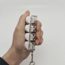 Keyring with Four Soft Silicone Cat Paws Stress Relief Toy Keychain for Backpack or Mobile 12