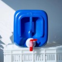 Kibocsátó csap a kannához 86,6 mm menettel 60 mm műanyag piros-fehér szelep 15-60 literes víz és folyadék tárolására 12