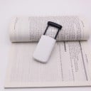 Kieszonkowa składana lupa z oświetleniem LED, 4-krotne powiększenie, wysuwana lupa do czytania, antyczna biżuteria, plastikowa soczewka, kompaktowy 3
