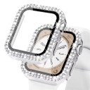Kimalteleva timanttikuori Apple Watch 41 mm Karkaistu lasi näyttösuoja Täysikehyksinen kotelo Apple Watch Series 9 8 7 iWatch 13