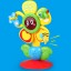 Kind spielt Blume 2