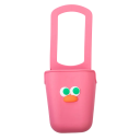 Kinder drinkhouder voor de fiets met gezicht 8,5 x 8 x 27 cm Siliconen fleshouder voor het stuur Universele maat 4