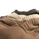 Kinder gebreide hoodie met zakken Katoen en polyester Effen vintage trui met lange mouwen voor jongens en meisjes Verschillende kleuren 9