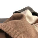 Kinder gestrickter Pullover mit Kapuze 12M–6Y Sanfter einfarbiger Cardigan mit Fronttasche Lockere Passform für Jungen und Mädchen Warmer Herbst- und Winteroberteil Verschiedene Farben 5