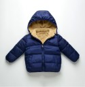 Kinder gewatteerde jas met bont J2868 15