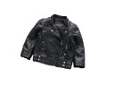 Kinder moderne leren jas J1236 11