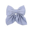 Kinder satijnen haarstrik 11,5 cm Effen Duckbill Speld Elegante haaraccessoire voor meisjes 20