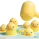 Kinder Schlag Lernspielzeug 16 x 18 x 6 cm Entenmotiv Interaktives Hammer-Spiel zur Förderung der Motorik und Koordination Spaßgeschenk für Kinder 2