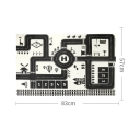 Kinder Spielmatte 83x57cm Weichschaumteppich Stadtplan Straßen Parkplatz Verkehrszeichen Klettermatte Dicke 0,5-1cm 2