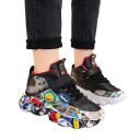 Kinder Sport Sneakers Jungen Sneakers Graffiti Muster Casual Jungen Schuhe 2