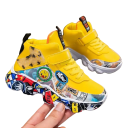 Kinder Sportschuhe Jungen Sneaker Graffiti Muster Informelle Jungen Schuhe 3
