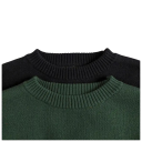 Kinder Strickweste 12 Monate bis 6 Jahre Baumwollpullover ohne Ärmel Schwarz mit zwei sich umarmenden Figuren Niedliche Frühlings- und Herbstweste 2