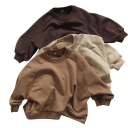 Kinder Sweatshirt mit langen Ärmeln Baumwolle und Polyester Einfarbiger Pullover mit Rundhalsausschnitt Lockere Passform für Jungen und Mädchen Lässiger Oberteil Verschiedene Farben 3 Kinder Sweatshirt mit langen Ärmeln Baumwolle und Polyester Einfarbiger Pullover mit Rundhalsausschnitt Lockere Passform für Jungen und Mädchen Lässiger Oberteil Verschiedene Farben 3