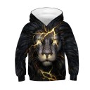 Kinder-Sweatshirt mit Wolf L528 4