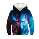 Kinder-Sweatshirt mit Wolf L528 3