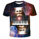 Kinder T-shirt met kat B1456 6