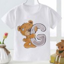 Kinder T-shirt met letter 19