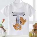 Kinder T-shirt met letter 14