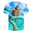 Kinder-T-Shirt mit einem Tier 18