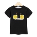 Kinder-T-Shirt mit Fahrrad 1