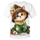 Kinder-T-Shirt mit Katze B1439 3