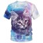 Kinder-T-Shirt mit Katze B1439 1