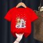 Kinder-T-Shirt mit Weihnachtsmotiv T2520 21