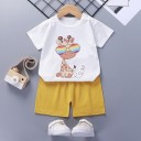 Kinder-T-Shirt und Shorts L1095 16