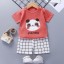 Kinder-T-Shirt und Shorts L1095 5