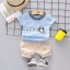 Kinder-T-Shirt und Shorts L1102 9