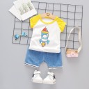 Kinder-T-Shirt und Shorts L1104 3