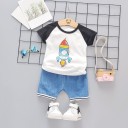 Kinder-T-Shirt und Shorts L1104 4