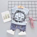 Kinder-T-Shirt und Shorts L1106 3