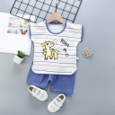 Kinder-T-Shirt und Shorts L1180 9