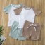 Kinder-T-Shirt und Shorts L1185 3