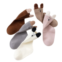 Kinder Unisex Socken mit Tiermotiven Baumwolle Nylon Elasthan Bunte bequeme Socken für Kinder elastische Socken für den täglichen Gebrauch 5