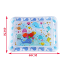 Kinder-Wasserspielmatte 65x48 cm Aufblasbare PVC-Matte für Kleinkinder Motorische Entwicklung Bauchspiel Sommeraktivität für Säuglinge 2