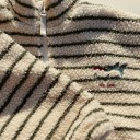 Kinder Winterjacke gelb mit Streifen Plüsch Baumwoll-Polyester Jacke mit Reißverschluss und hohem Kragen Warmer bequemer Wintermantel 3