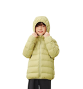 Kinder Winterjacke mit Kapuze Reißverschluss Geräumige Taschen Einfarbiges Nylonmaterial Leichte strapazierfähige Jacke für kaltes Wetter 9