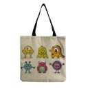 Kindercanvas tas monster 24