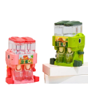 Kinderdubbel waterdispenser met dinosaurussproeier Drinkspeelgoed met warme en koude sap Realistisch keukenspel voor kinderen verschillende kleuren 4