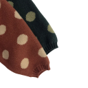 Kinderen gebreide trui met stippen Katoen Effen kleuren Vintage stijl Warme herfst- en wintertrui met ronde hals voor jongens en meisjes Schattig ontwerp 2