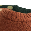 Kinderen gebreide trui met stippen Katoen Effen kleuren Vintage stijl Warme herfst- en wintertrui met ronde hals voor jongens en meisjes Schattig ontwerp 8