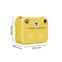 Kinderen polaroid met teddybeer motief en directe afdruk met 2,4 inch LCD-scherm 9 x 7,4 x 4 cm 5