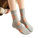 Kinderen unisex sokken 5 paar Kleurrijke sokken met eetmotieven Polyester elastaan Elastische comfortabele sokken voor kinderen 4